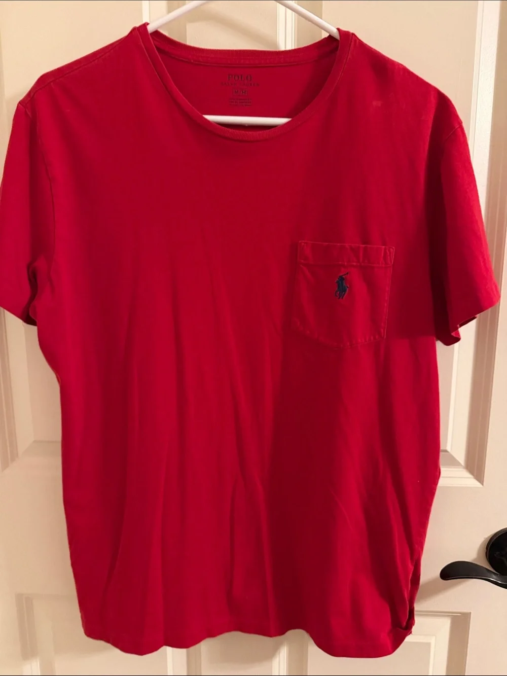 Polo by Ralph Lauren Bright Red Short-Sleeve Pocket Tee